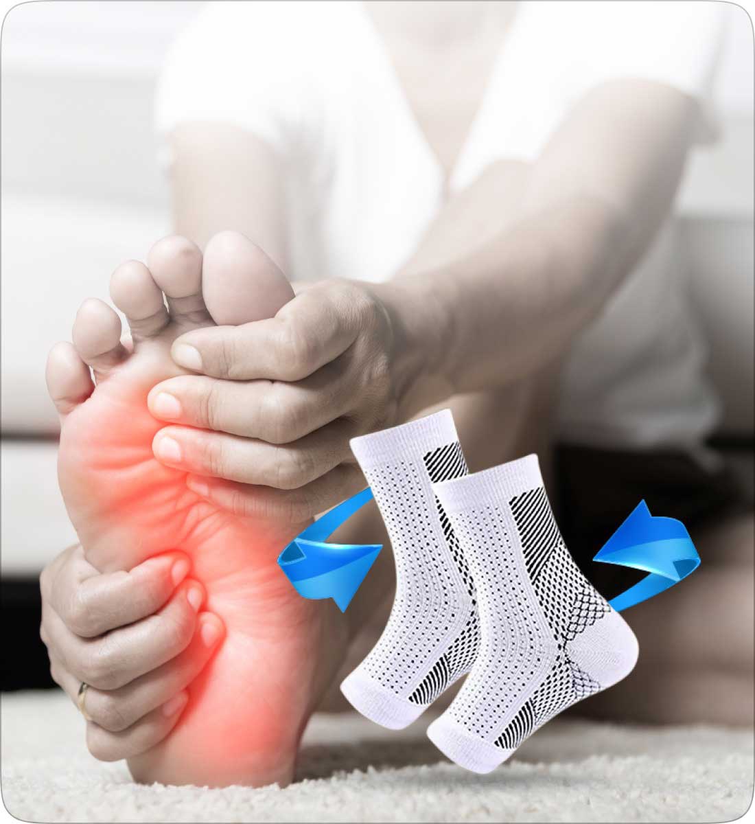 NeuroSocks | Pour une vie plus mobile et sans douleur ( Chaussettes de compression anti douleurs )