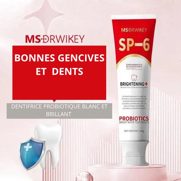 Dentifrice blanchissant probiotique Gestion de la santé bucco-dentaire(Élimine des années de taches)